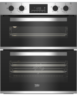 Beko CTFY22309X 59.4cm Built In Electric Double Oven - Stainless Steel