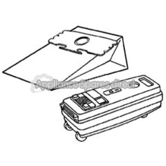 AEG Cylinder Vacuum Cleaner Paper Dust Bags SDB80