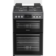 Blomberg GGRN655N 60Cm Gas Double Oven - Anthracite