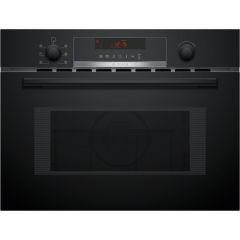 Bosch CMA583MB0B Series 4 - Built-in Compact microwave oven with hot air - 60 x 45 cm - Black