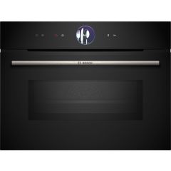 Bosch CMG7761B1B Series 8, Built-in compact oven with microwave function, 60 x 45 cm, Black