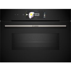 Bosch CMG778NB1 Series 8, Built-in compact oven with microwave function, 60 x 45 cm, Black