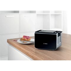 Bosch TAT8613NGB Styline Tat8613ngb 2 Slice Toaster -Black