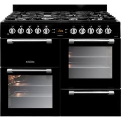 Leisure CK100F232K 100cm Dual Fuel Range Cooker with Seven Gas Burners - Black