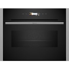 Neff C24MR21N0B N70 Built-in compact oven with microwave function, 60 x 45 cm, Stainless steel
