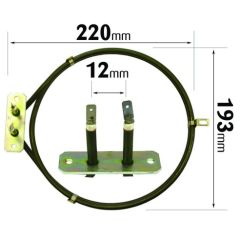 Philips Whirlpool Cooker Fan Oven Element 2000W ELE2075