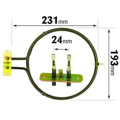 Rangemaster Cooker Fan Oven Element 2500W ELE2056