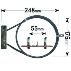 Teka Cooker Fan Oven Element 2 Turn 2000W ELE2028