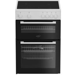 Zenith ZET605W 60Cm Electric Cooker With Ceramic Hob - White
