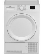 Beko DTLCE80041W 8Kg Condenser Tumble Dryer - White - B Energy Rated