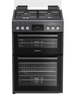 Blomberg GGRN655N 60Cm Gas Double Oven - Anthracite