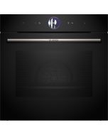 Bosch HRG7764B1B Series 8, Built-in oven with added steam function, 60 x 60 cm, Black