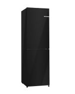 Bosch KGN27NBEAG Series 2, Free-standing fridge-freezer with freezer at bottom, 182.4 x 55 cm, Black