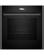 Neff B54CR71G0B N 70, Built-in oven, 60 x 60 cm, Graphite-Grey, Silde & Hide, Pyrolytic Oven