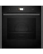 Neff B64VS71G0B N 90, Built-in oven with added steam function, 60 x 60 cm, Graphite-Grey, Hide & Slide, Pyrolytic Oven