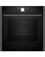 Neff B64VT73G0B N 90, Built-in oven with added steam function, 60 x 60 cm, Graphite-Grey, Slide & Hide, Pyrolytic Oven