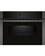 Neff C1AMG84G0B 44 Litres Built In Microwave Oven With Hot Air - Black With Graphite Trim