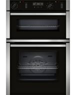 Neff U2ACM7HH0B N 50, Built-in double oven, 8 Functions - Black And Steel