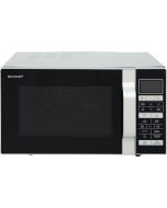 R860SLM Combination Microwave 25 Ltres 900 Watt 1000 Watt Grill 1400W Convection Oven Silver, Flat Bed 