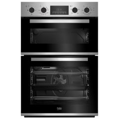 Beko CDFY22309X Built In Electric Double Oven - Stainless Steel - A Energy Rated