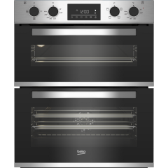 Beko CTFY22309X 59.4cm Built In Electric Double Oven - Stainless Steel