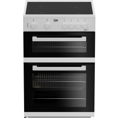 Beko ETC611W 60Cm Oven Electric Cooker With Ceramic Hob - White