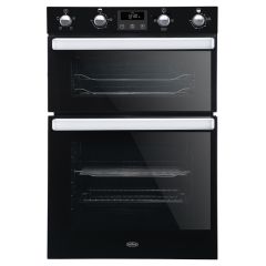 Belling BI902FPBLK Belling 444444786 Electric Equiflow™ Fan Oven Double Oven Oven - Black - A Energy