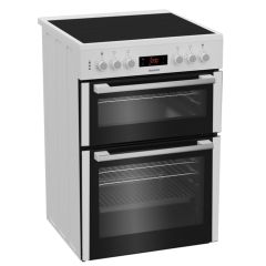 Blomberg HKN65W 60cm Double Oven Electric Cooker with Ceramic Hob - White - A Energy Rated