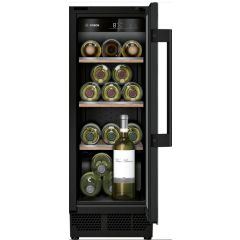 Bosch KUW20VHF0G 82X30 under counter wine cabinet with front recess to allow for plinth installation