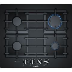 Bosch PPP6A6B90 Series 6, Gas hob, 60 cm, Tempered glass, Black