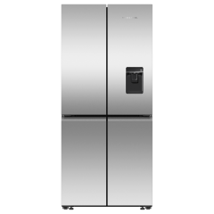 Fisher + Paykel RF500QNUX1 F&P Rf500qnux1 79Cm Quad Door Frost Free Fridge Freezer - Stainless Steel