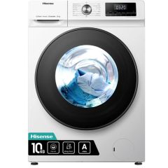 Hisense WFQA1014EVJM 10Kg 1400 Spin Washing Machine - White