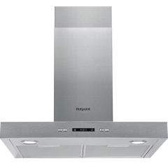 Hotpoint PHBS67FLLIX 60Cm T Bar Chimney Hood