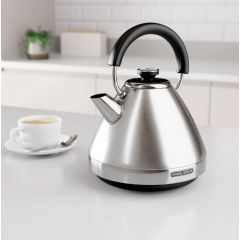 Morphy Richards 100130 1.5 Litres Venture Pyramid Rapid Boil Kettle - Brushed Stainless Steel