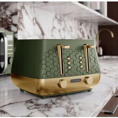 Morphy Richards 243022 Cassini 4-Slice Toaster Olivine - Green