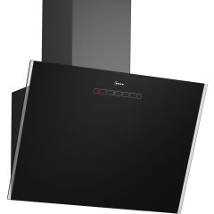 Neff D63IDK1S0B N 30, Wall-mounted cooker hood, 60 cm, clear glass black printed
