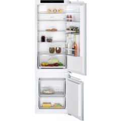 Neff KI5872FE0G N 50, Built-in fridge-freezer with freezer at bottom, 177.2 x 54.1 cm, flat hinge - white
