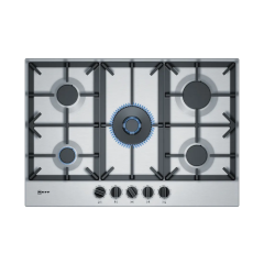 Neff T27DS59N0 N70 75cm Stainless Steel Gas Hob