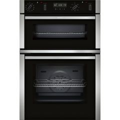 Neff U2ACM7HH0B N 50, Built-in double oven, 8 Functions - Black And Steel