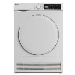Sensis TDCF018BW 8Kg Condenser Tumble Dryer - White