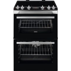 Zanussi ZCV66078XA ZCV66078XA 60cm Double Oven Electric Cooker
A Energy Rated, Main Oven 77 Litre Ca