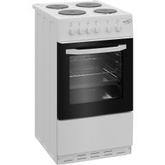 Zenith ZE503W 50cm Single Oven Electric Cooker with Ceramic Hob - White - A Energy Rated