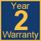 2 Year Warranty