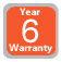 6 Year Warranty