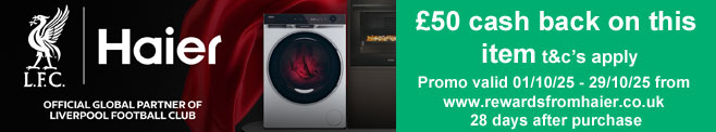 Haier £50 Cash back